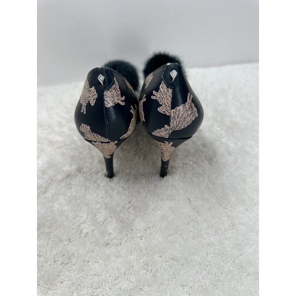 Sam Edelman Ladies' Shoes, Pumps, Sheep and Pompoms Design. Teal. Size 8 US. - Picture 3 of 10